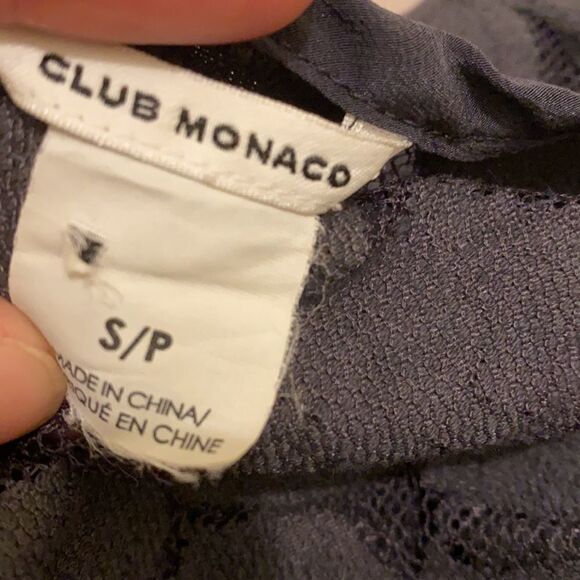 CLUB Monaco gray silk blouse. Size S. - Picture 6 of 10